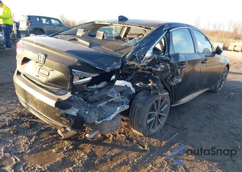 2022 Honda Accord Ex-L z USA, uszkodzony, nr VIN 1HGCV1F55NA026376